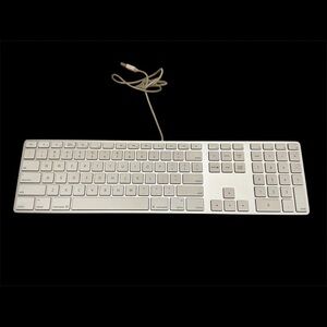 Genuine Apple A1243 Wired Mac Standard USB Keyboard w/ Numeric Keypad